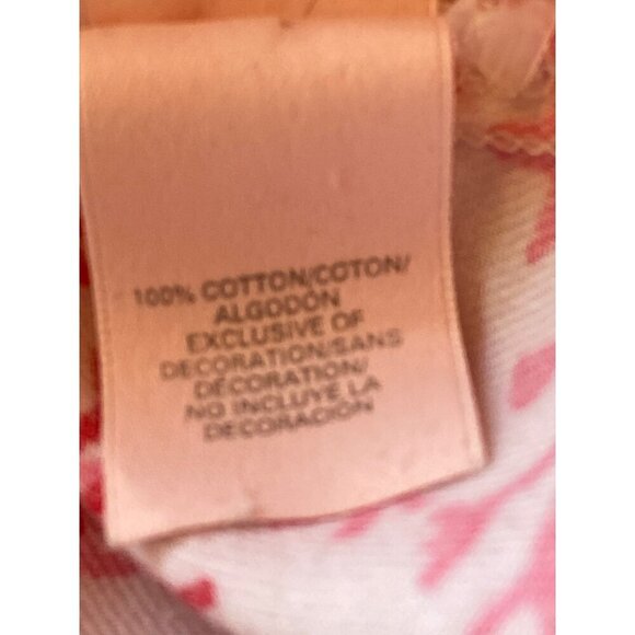 Victorias Secret White Red pink Flannel Snowflake Pajamas Size Small - Picture 6 of 8